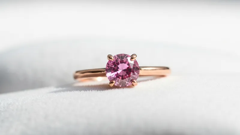 Bague saphir rose : guide d'achat complet