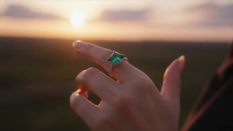 Bague saphir vert : tout savoir avant d'acheter